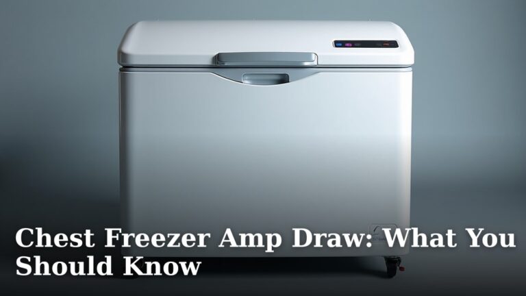 Chest Freezer Amp Draw: What You Should Know