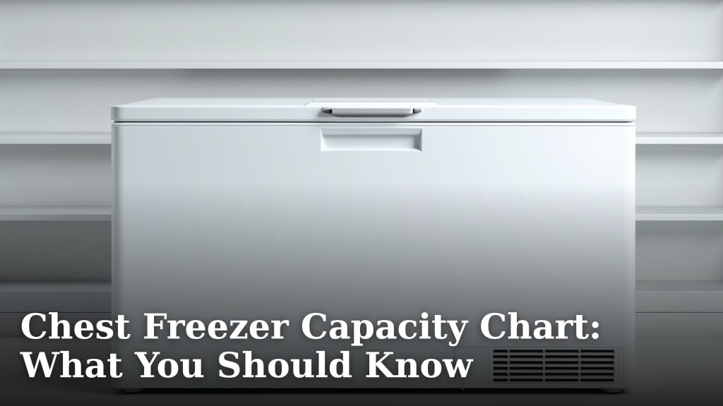 Chest Freezer Capacity Chart: What You Should Know