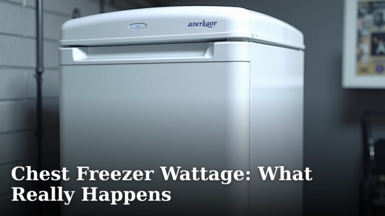 Chest Freezer Wattage: What Really Happens