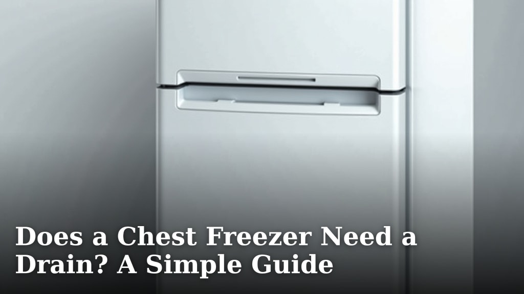 Does a Chest Freezer Need a Drain? A Simple Guide