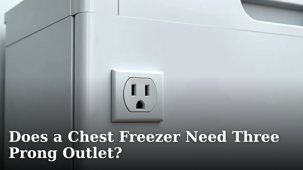 Does a Chest Freezer Need Three Prong Outlet?