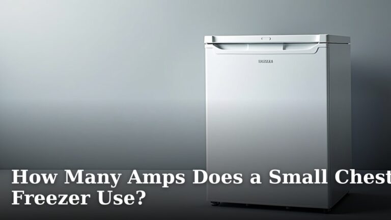 How Many Amps Does a Small Chest Freezer Use?