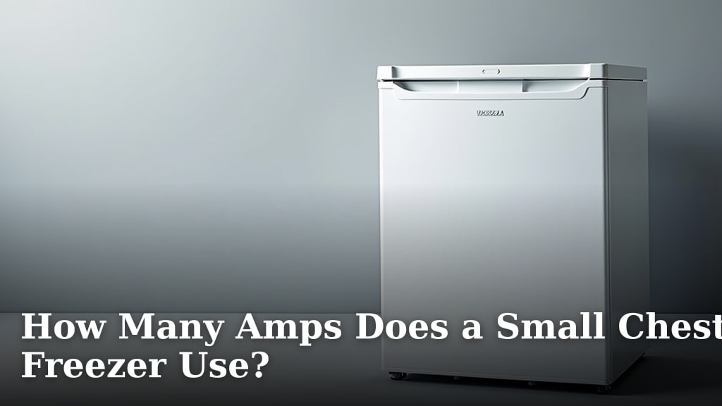 How Many Amps Does a Small Chest Freezer Use?
