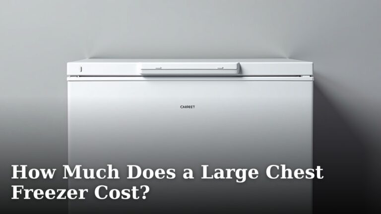 How Much Does a Large Chest Freezer Cost?