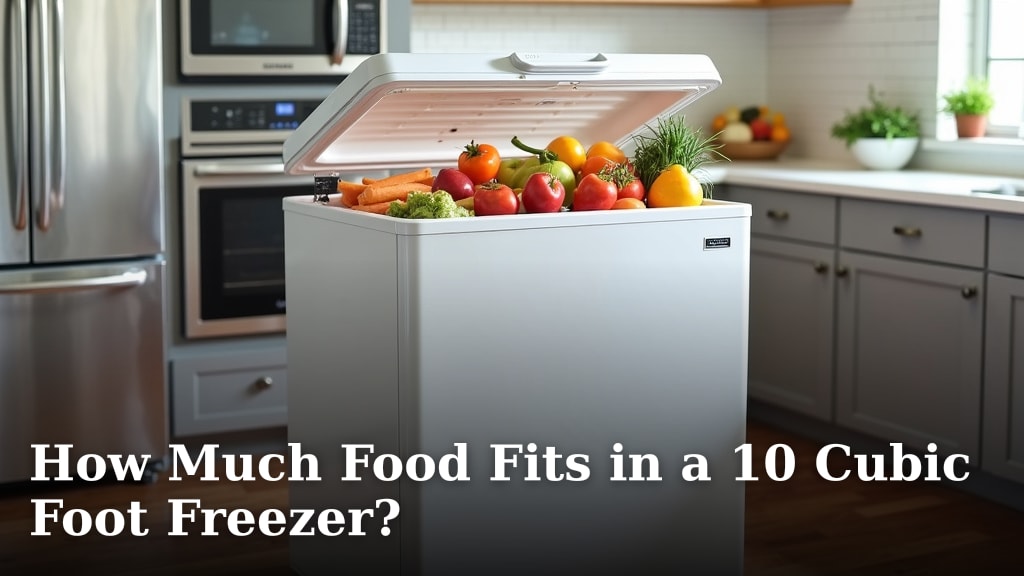 How Much Food Fits in a 10 Cubic Foot Freezer?