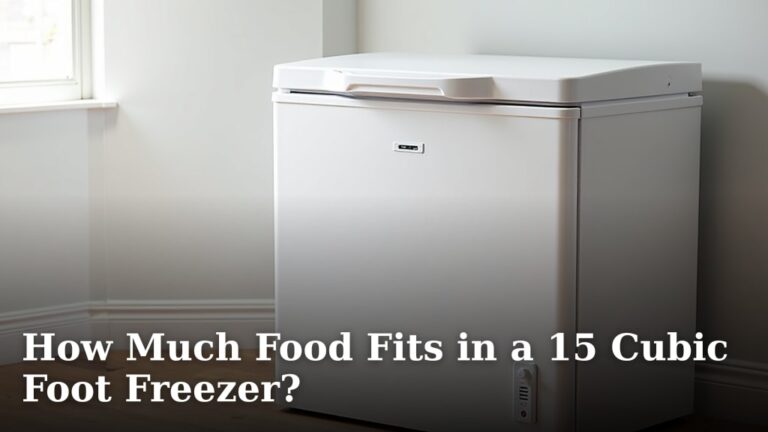 How Much Food Fits in a 15 Cubic Foot Freezer?