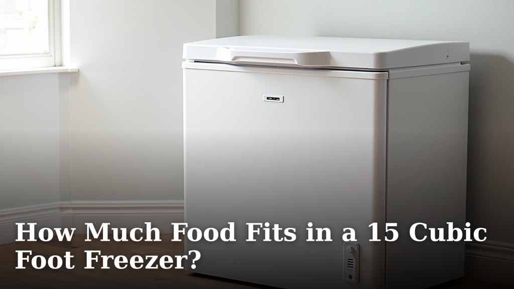 How Much Food Fits in a 15 Cubic Foot Freezer?