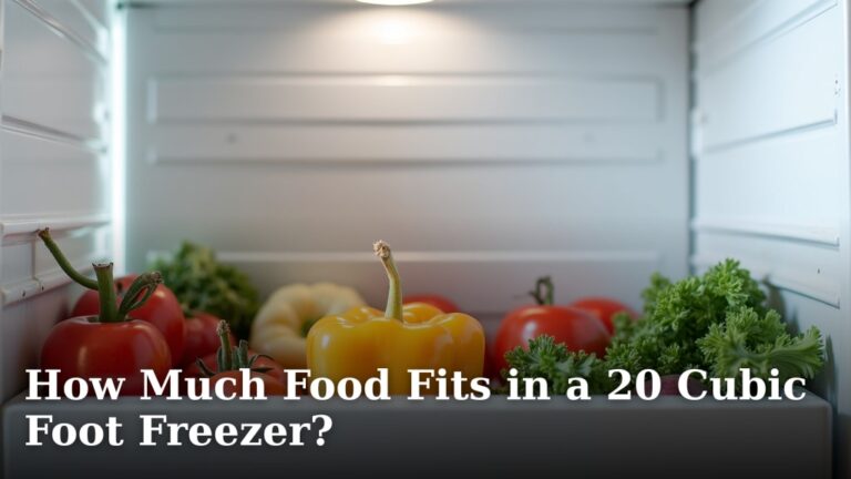 How Much Food Fits in a 20 Cubic Foot Freezer?