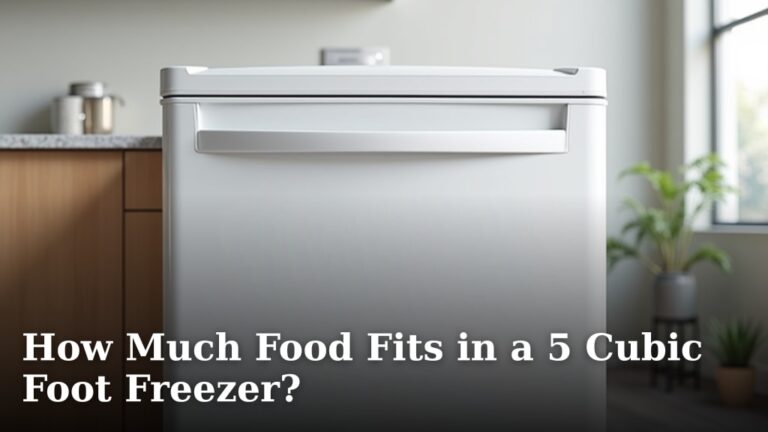 How Much Food Fits in a 5 Cubic Foot Freezer?