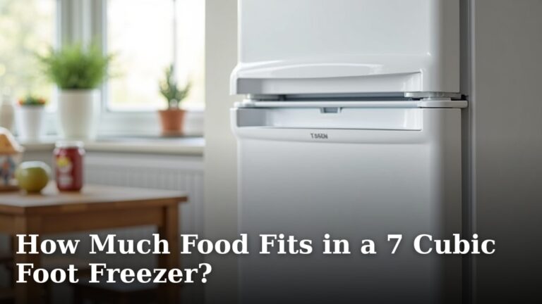 How Much Food Fits in a 7 Cubic Foot Freezer?