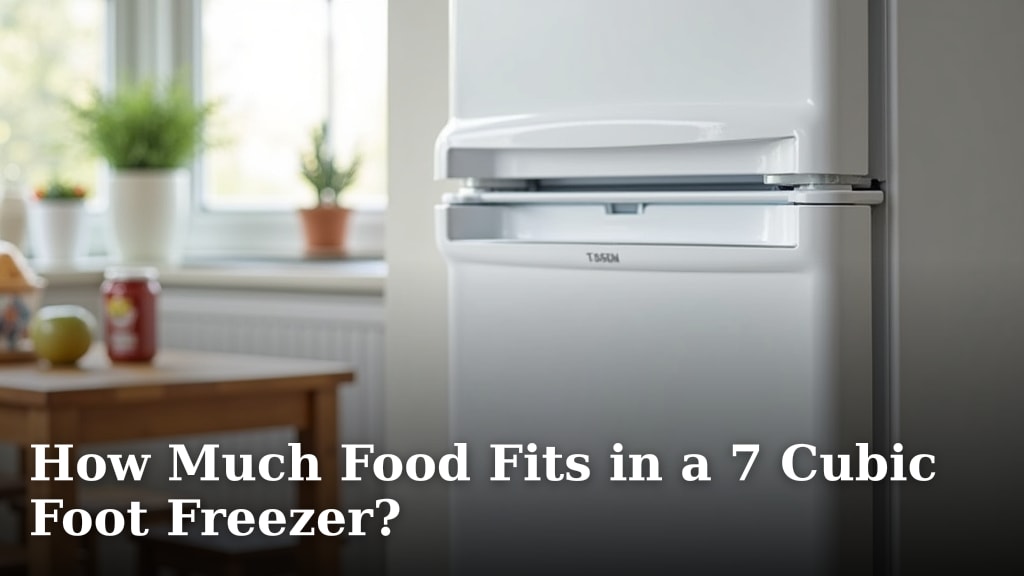 How Much Food Fits in a 7 Cubic Foot Freezer?