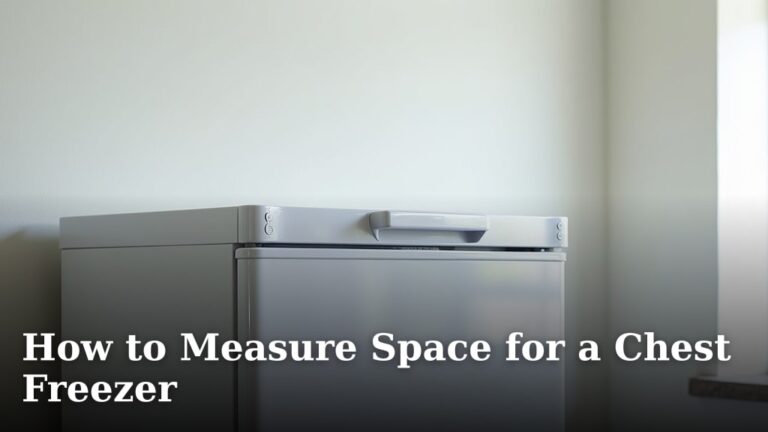 How to Measure Space for a Chest Freezer