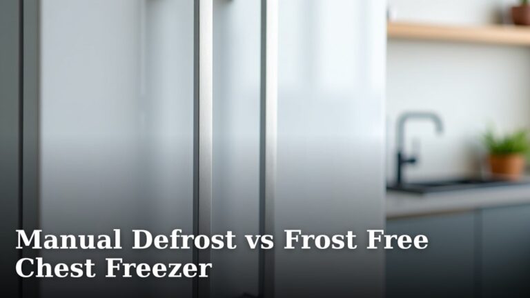 Manual Defrost vs Frost Free Chest Freezer
