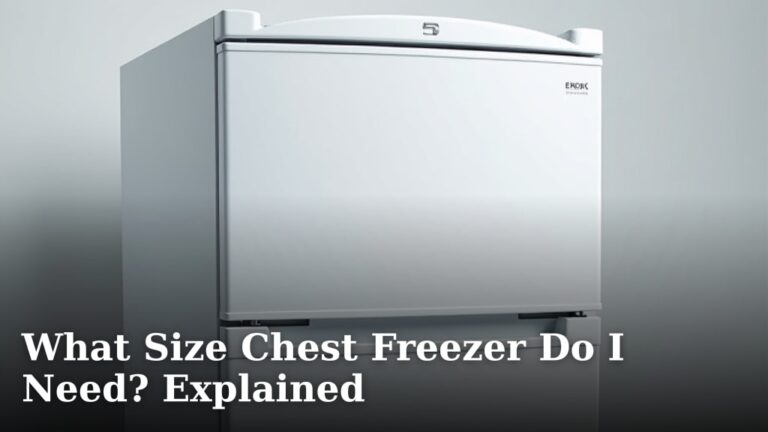 What Size Chest Freezer Do I Need? Explained