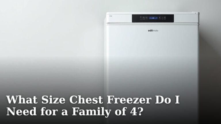 What Size Chest Freezer Do I Need for a Family of 4?
