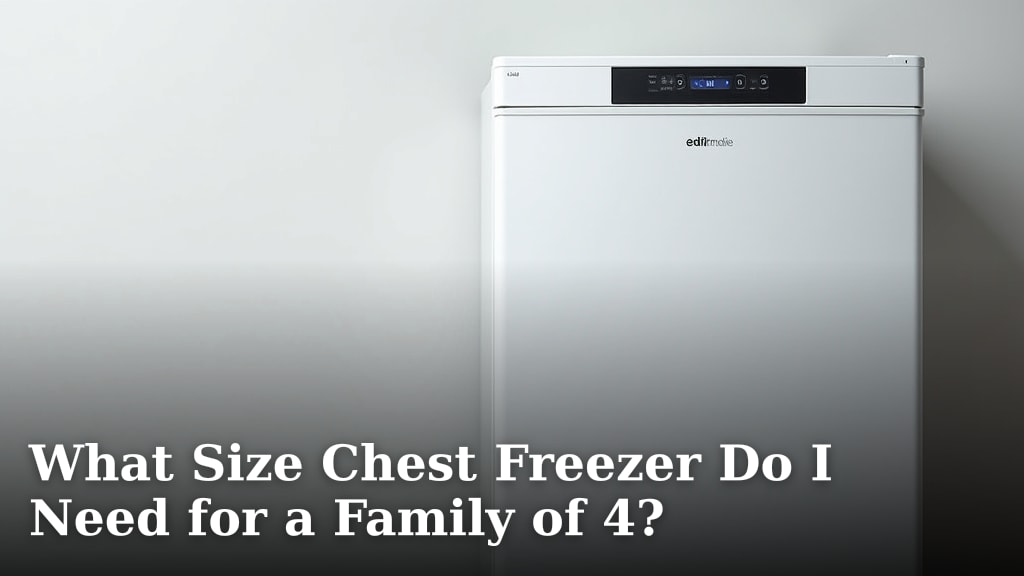 What Size Chest Freezer Do I Need for a Family of 4?