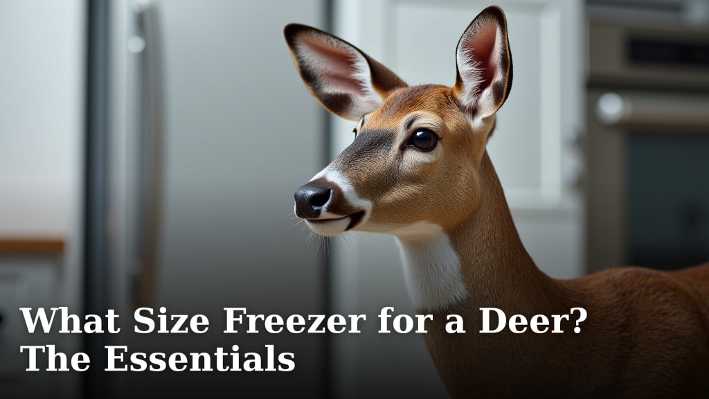 What Size Freezer for a Deer? The Essentials