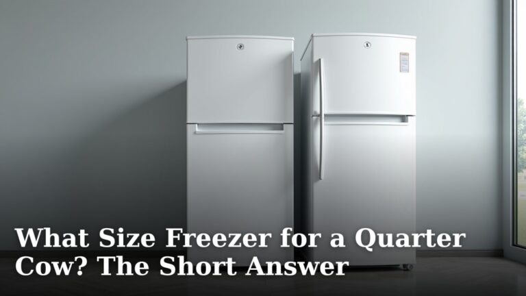 What Size Freezer for a Quarter Cow? The Short Answer