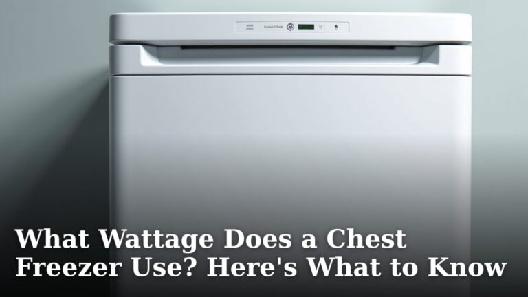 What Wattage Does a Chest Freezer Use? Here's What to Know