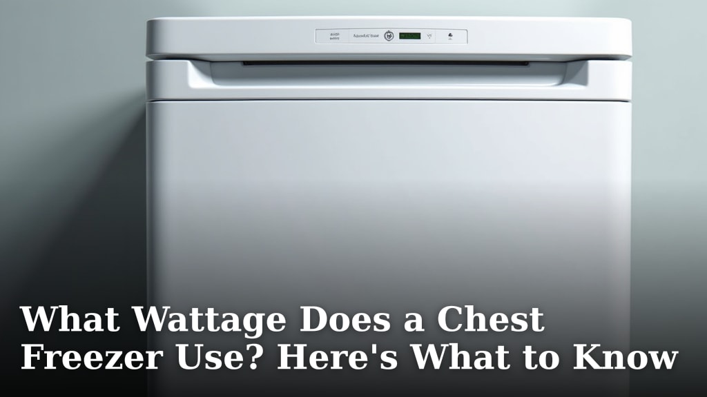 What Wattage Does a Chest Freezer Use? Here's What to Know